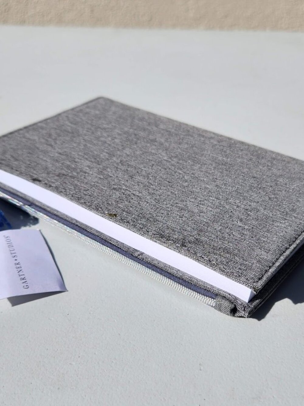 New Gartner Studios Fabric Zippered Journal 6" x 8" 120 Sheets Paper Notebook Di